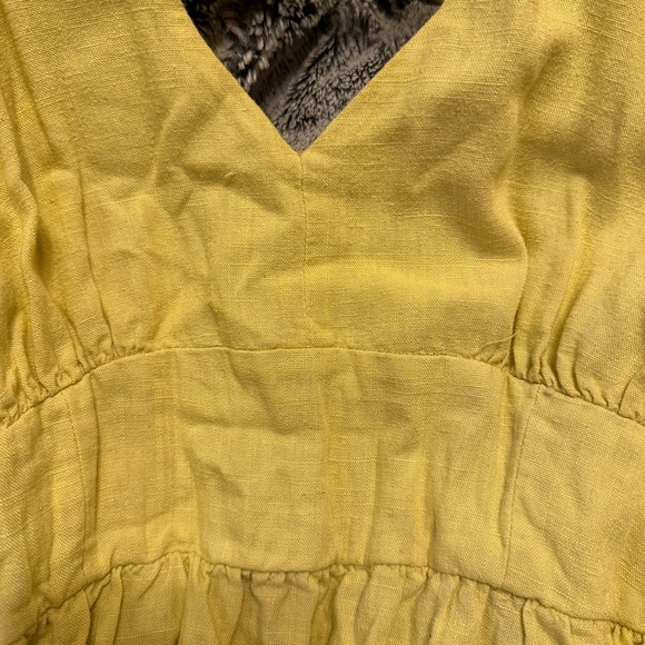 Women’s ModCloth The Sweet Escape Yellow/Green Fit and Flare Halter Dress in XL - Picture 3 of 3